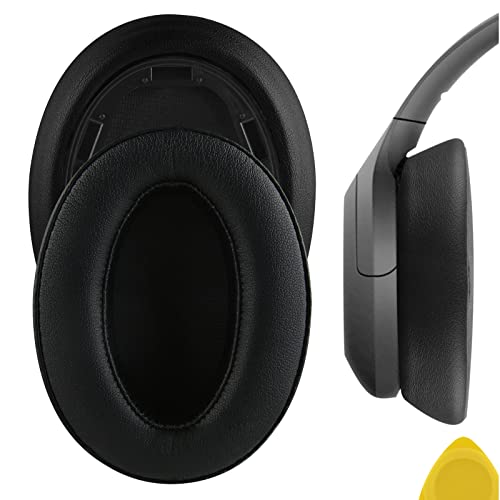 Geekria Replacement Ear Pads for Sony WHH910N Wireless NoiseCanceling Headphones Ear Cushions Repair Parts with Video Guide Black - Image 1