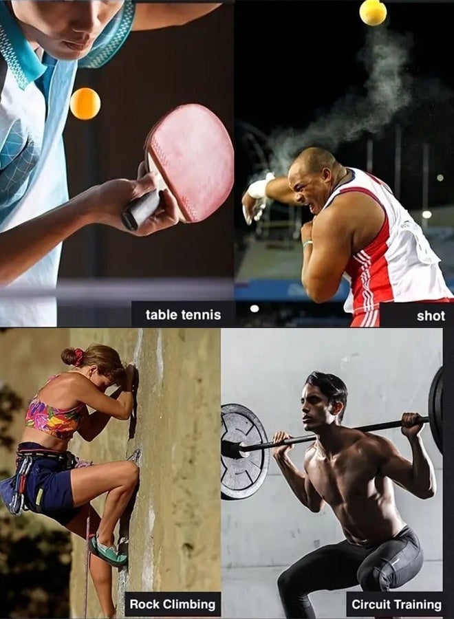 أس تس إل من مكعبات مسحوق المغنيسيوم الطباشير الرياضية، كرة الطباشير، كرة غير قابلة للانزلاق للجمباز وتسلق الصخور وتدريبات القوة ورفع الأثقال - Image 2