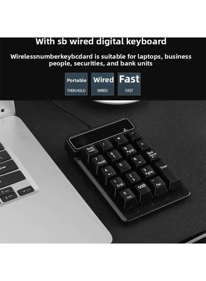 Laptop Digital Keyboard Bluetooth External Mini Wireless Keyboard USB Financial Keyboard Accounting-Color:K1 Bluetooth Version Without Bluetooth Receiver (thin Key) - Official Standard Configuration  - Image 5