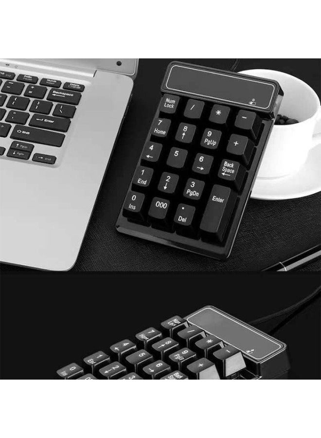 Laptop Digital Keyboard Bluetooth External Mini Wireless Keyboard USB Financial Keyboard Accounting-Color:K1 Bluetooth Version Without Bluetooth Receiver (thin Key) - Official Standard Configuration  - Image 4