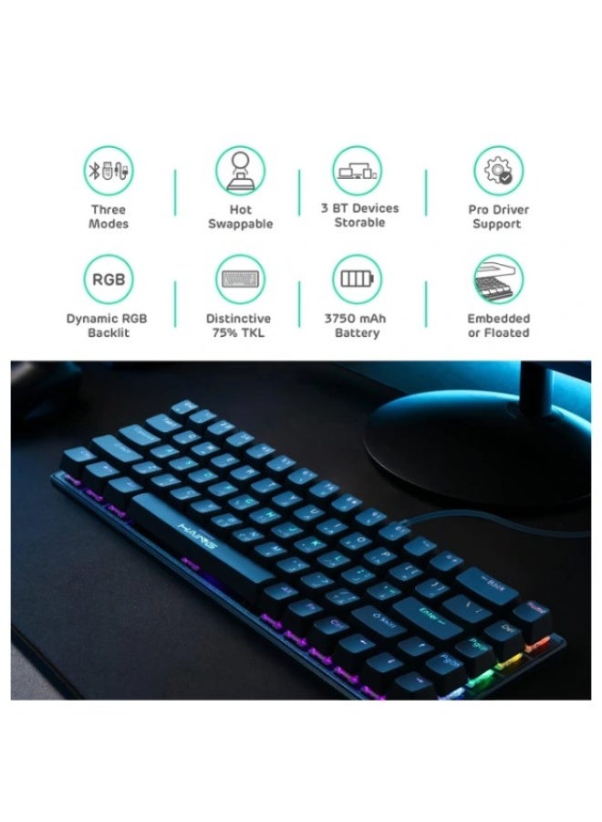 Haing لوحة مفاتيح ميكانيكية للألعاب - Image 4