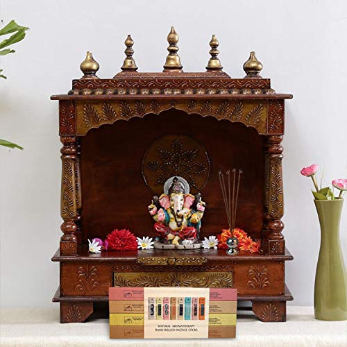 Anant Aromatherapy Hand-Rolled Samsaara | Vipassana | Ved Gugal | Vihaara | Ved Loban | Lavaanya | Indra Gulab | Mantra Incense Sticks/Agarbatti (40 Sticks Box) Pack of 8 - Image 2