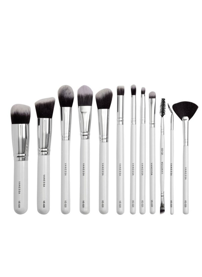 VANESSA MAKEUP - Makeup Brush 12 Pieces Set - Image 1
