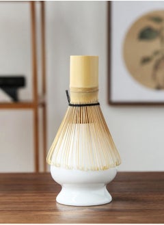 MIXDE 4 in 1 Exquisite Traditional Japanese Matcha Tea Set Bamboo Matcha Whisk Ceramic Holder Scoop and Bowl for Handmade  - Image 4