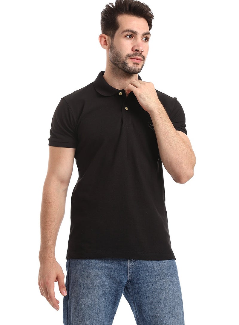 WHITE RABBIT Double Buttoned Short Sleeves Pique Polo Shirt  - Image 2