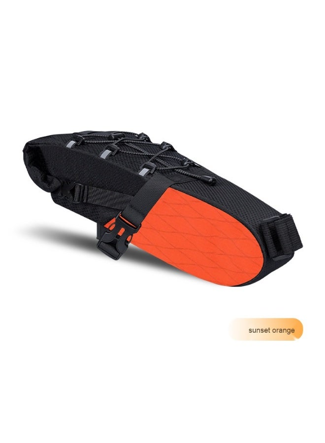 ENLEE Outdoor Bicycle Multifunctional Saddle Bag - 5.8L Waterproof Rear Bag for Road Bikes