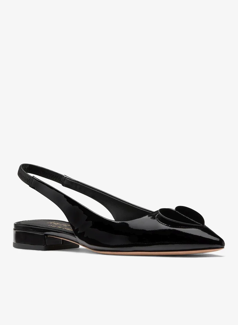 Kate Spade Lover Patent Slingback Flats