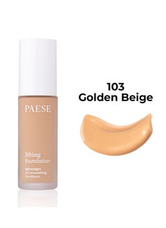 Paese Liquid Lifting Smoothing Foundation, Gently Mattifies 103 Golden Beige  - Image 1