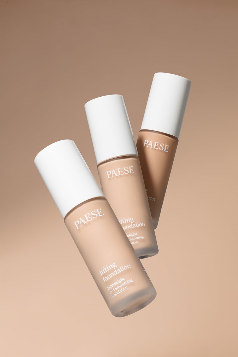 Paese Liquid Lifting Smoothing Foundation Medium Coverage Matte Finish, Anti-Aging Lifting Effect, Lightweight Long-Lasting Formula 103 Golden Beige 30 ml - Image 5
