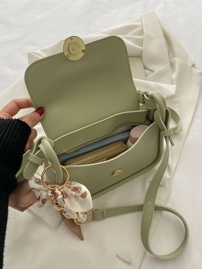 Styli Neon Green Shoulder Bag