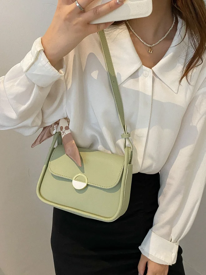 Styli Neon Green Shoulder Bag