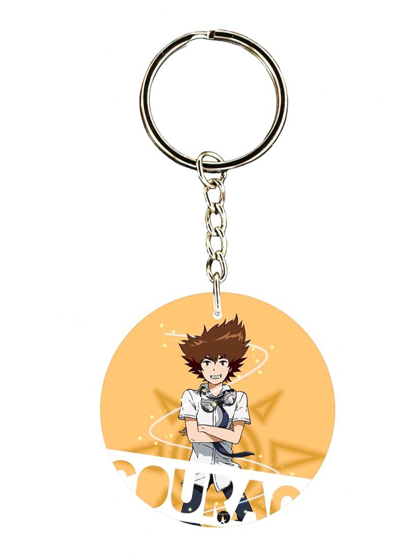 RKN The Anime Digimon Double Side Printed Keychain