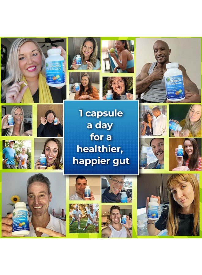 Supplements Studio بروبيوتيك مع إنزيمات هضمية وبريبايوتيك للنساء والرجال 3 في 1 بروبيوتيك نباتي بريبايوتيك معقد إنزيمات متعددة لصحة الأمعاء أقصى امتصاص كبسولات إطلاق مؤجل إمداد لمدة 2 شهر - Image 4