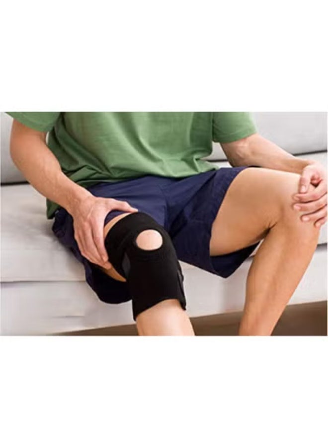 دعامة الركبة الاحترافية القابلة للتعديل - لدعم الجيم، الجري، وتخفيف آلام المفاصل - حماية عملية ومريحة للرجال والنساء - Image 3