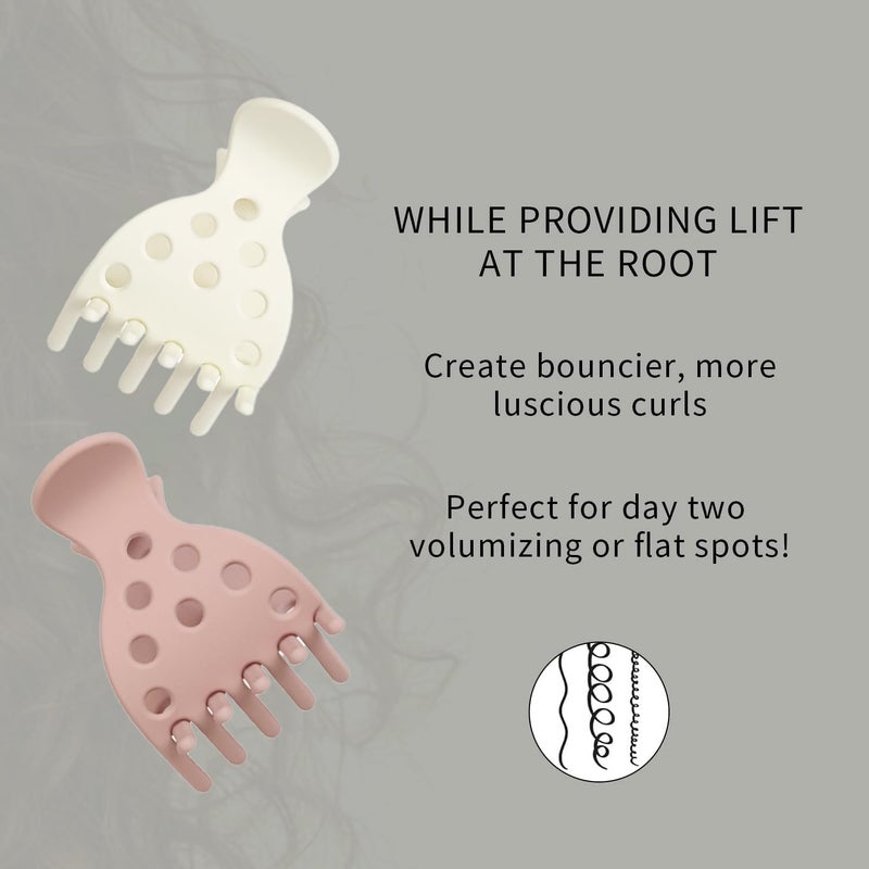 Ivyu 10 Hair Volume Clip，Root Clips for Curly Hair Volume and Claw Clips for Thick Hair, Root Lifter Curl Hair - Image 4