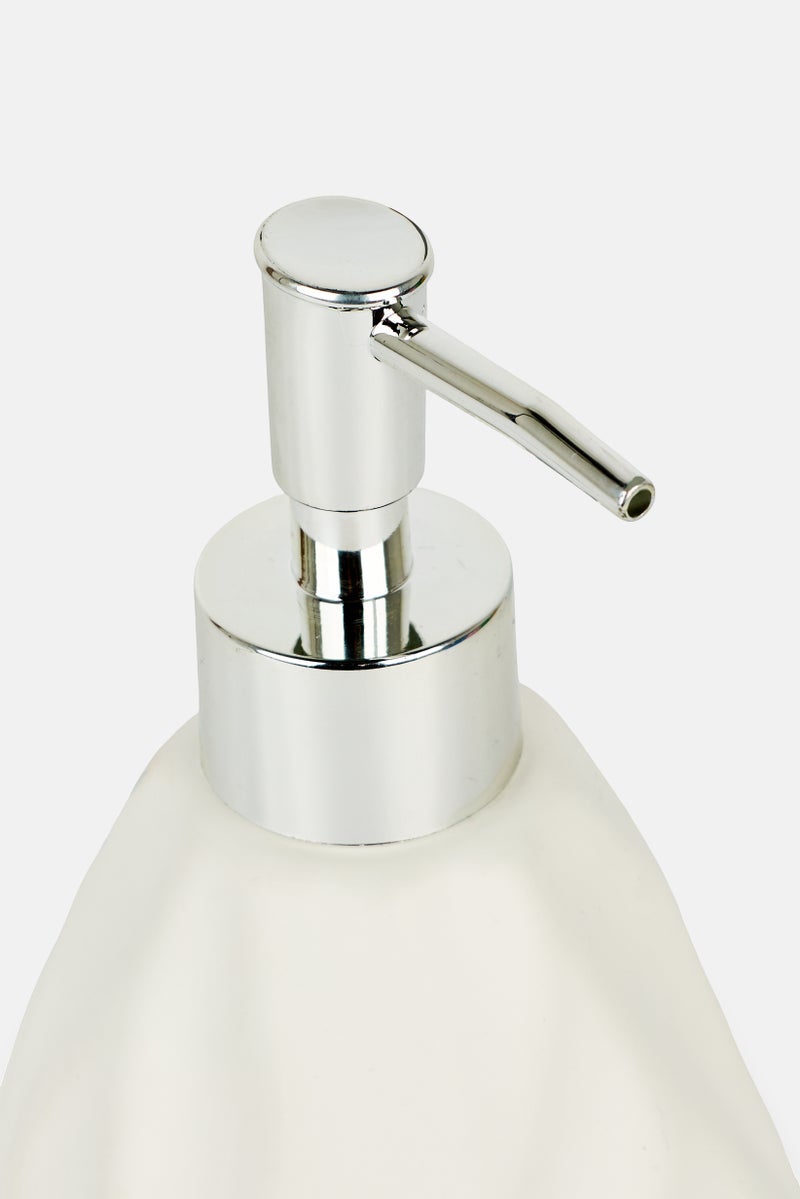 Trio Soap Lotion Dispenser, White - Image 3