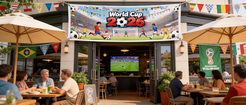 ARS FIFA World Cup 2026 Banner Wall Art, Party, Party Backdrop, Football Party – Premium Fabric Poster, Banner, Large Banner, Durable Weather-Resistant Hanging Banner with Metal Rings for Indoor & Outdoor Decoration - Image 4