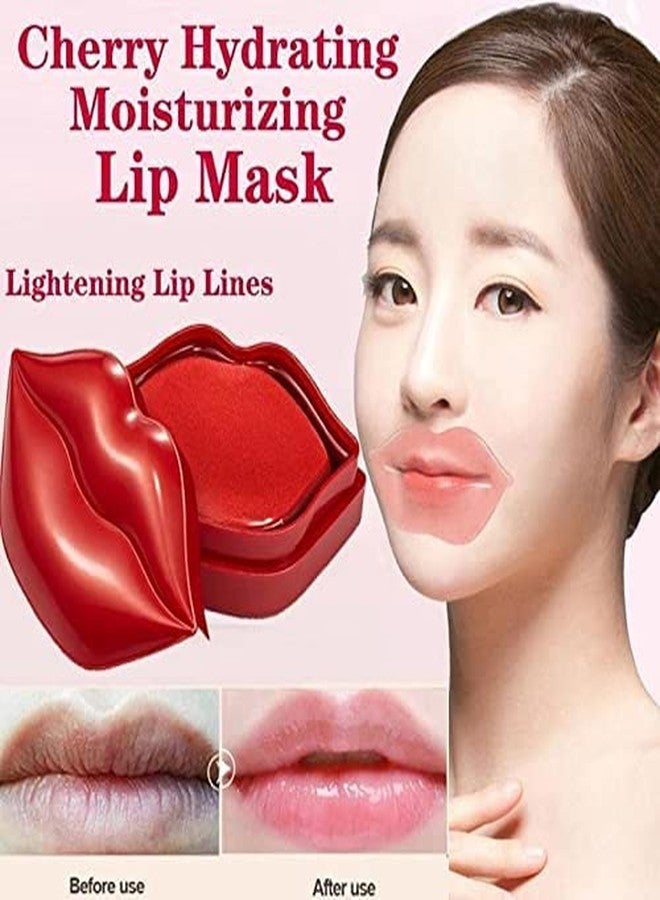 SWOPPLY 20Pcs Moisturizing/Plumping Lip Mask, Restores Moisture Mask for Dry Lips and Lines Overnight Care, Gel Treatment Masks(Pink) - Image 2