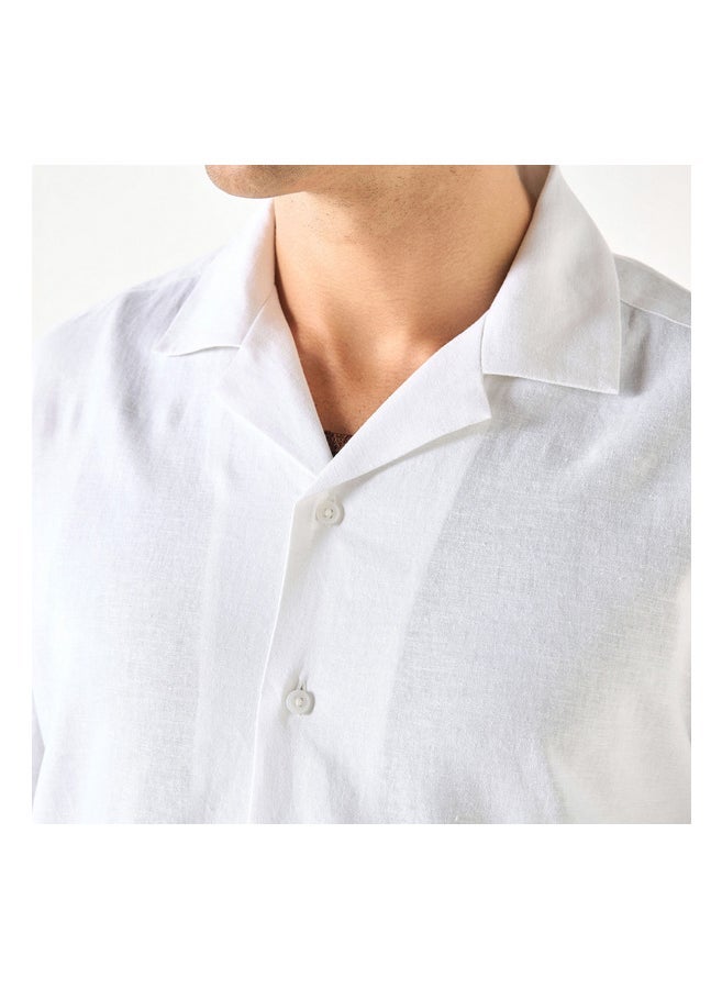 Iconic Relaxed Fit Linen Blend Shirt  - Image 3