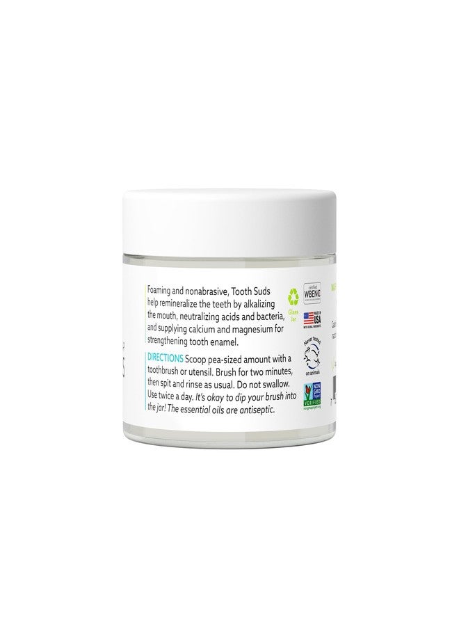 Uncle Harry's Non-Abrasive Unscented Brushing Soap Tooth Suds | Natural Remineralizing Toothpaste Freshens Breath & Promotes Enamel | Vegan Fluoride Free Toothpaste (2 oz) - Image 2