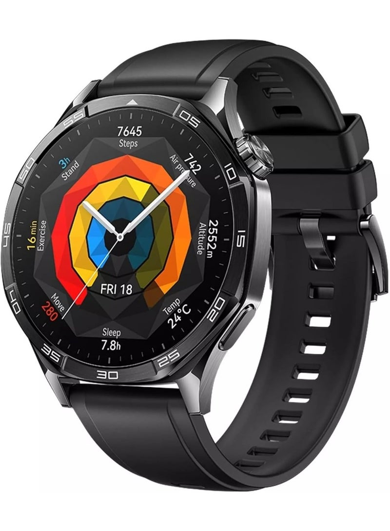 Smart Watch – Elegant Design, Running & Cycling Modes, Health Monitoring, 14-Day Battery, Android & iOS, Black - Image 2