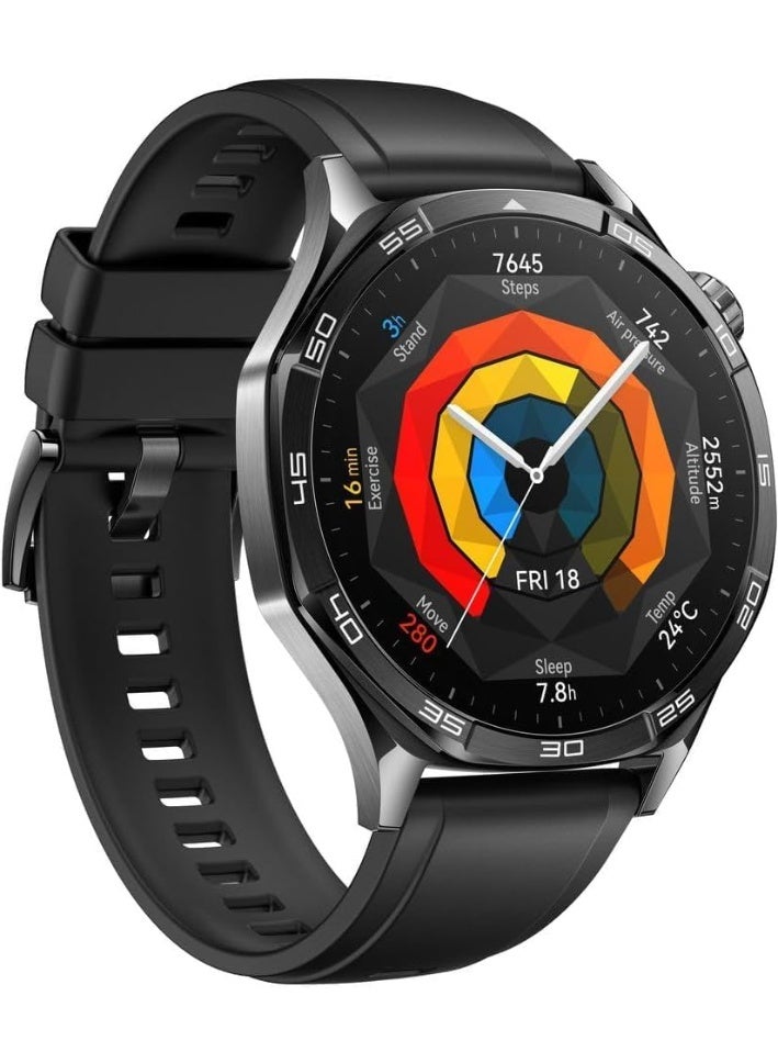 Smart Watch – Elegant Design, Running & Cycling Modes, Health Monitoring, 14-Day Battery, Android & iOS, Black - Image 1