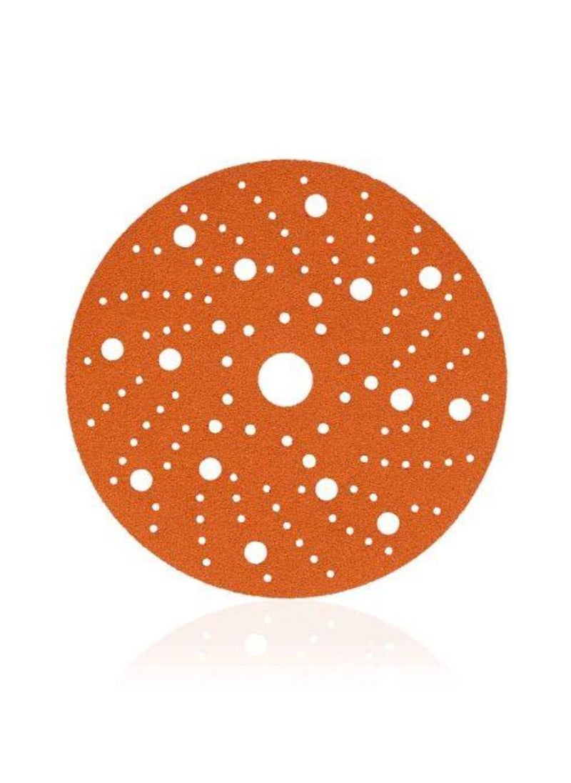 RHINOMOTIVE CERAMIC EXTREME+ Abrasive Discs 150MM MULTIHOLE Grit 120 50Pcs  - Image 2