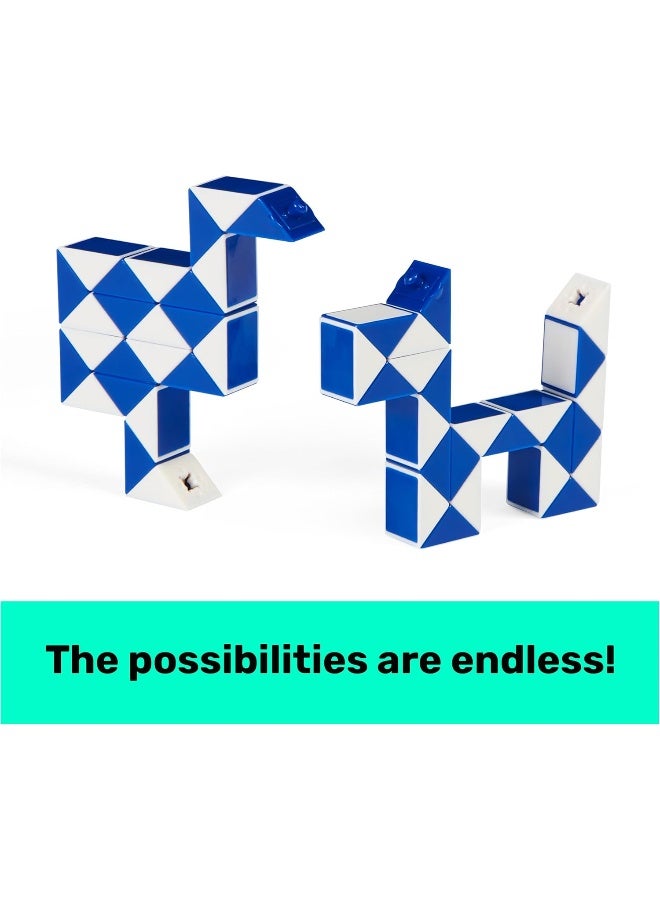 Rubik's ثعبان متصل، عبوة من 2، لعبة ألغاز ثلاثية الأبعاد - روبيك 6064893 - Image 4