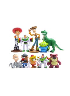 General 10-Piece Disney Toy Story Collectible Pvc Action Figure Model Playset For Kids cm  - Image 2