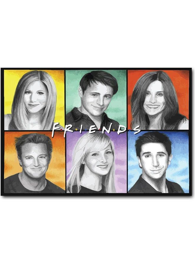 RYN Friends Wall Art Multicolour 40x60cm - Image 2