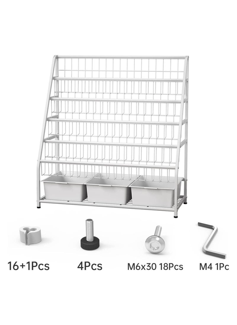 DubaiGallery Kids Toy Rack Organizer Cabinet Storage Book Shelf Container Box Baby Children Shelves Bookshelf Organizer Story Book  - Image 3