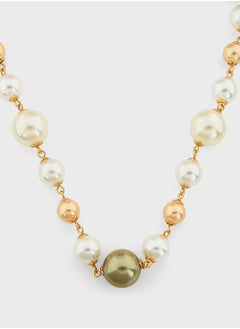 ELLA Multicolor Pearl Necklace  - Image 2