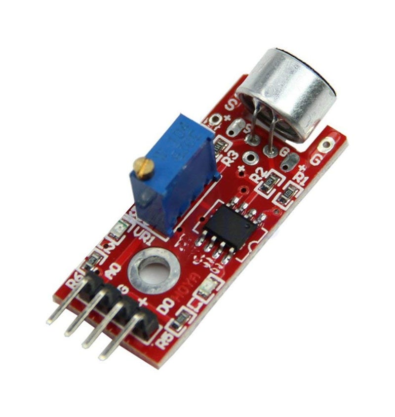 وحدة استشعار الصوت للوحات المتوافقة مع Arduino | مستشع�� الصوت LM393 | وحدة كشف الصوت LM393 - (عبوة من 1)