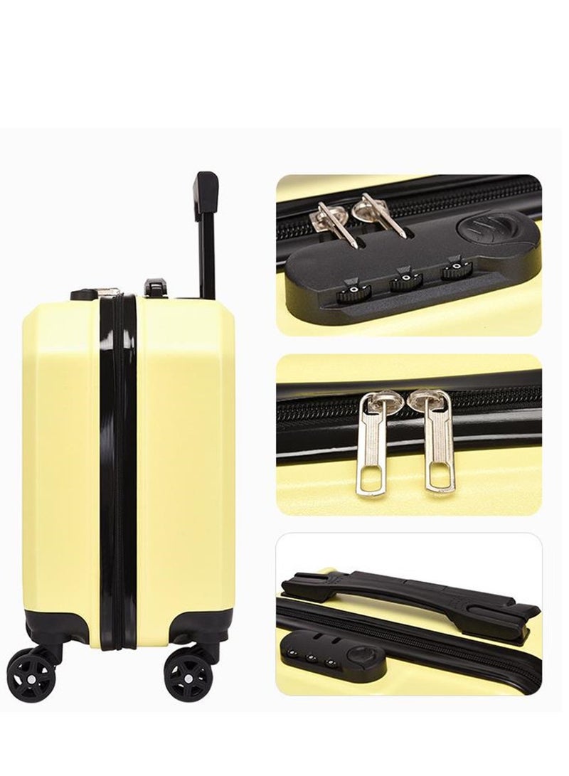 Golden Travel Kid's Luggage 18inch Carry on Hard Side Upright Cartoon Wheeled Suitcases - Image 4