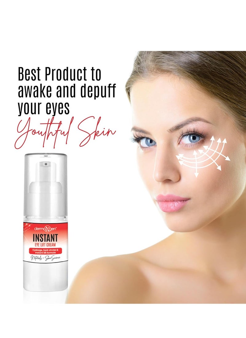 dermaxgen - Rapid Reduction Eye Cream - Eye Cream Anti Aging Treatment for Dark Circles - Instant Under Eye Cream - Advanced Peptide Skin Tightening Formula - Instantly Removes Puffiness Wrinkles 20ml - Image 1