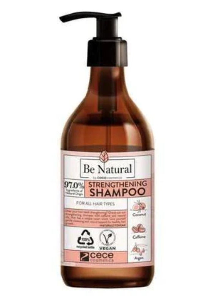 Strengthening Shampoo With Coconut & Caffiene And Argan For All Haire Type 270 ml