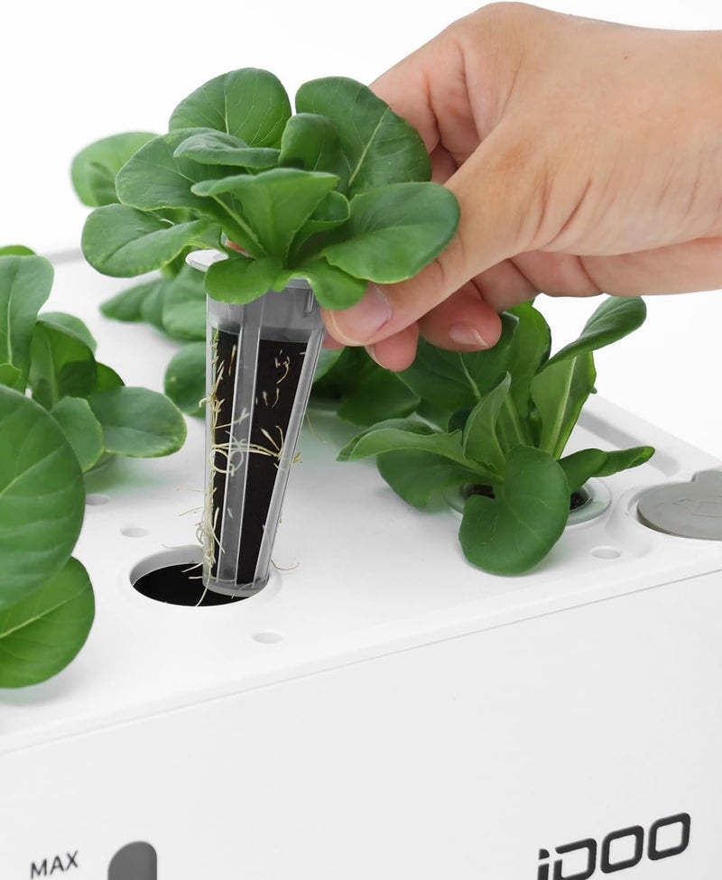 iDOO Replacement Accessory Kit with 12 Growing Sponges, 12 Basket Kit, 12 Tags, 12 Grow Dome and 1 Bottle A, 1 Bottle B, for Indoor Hydroponic Garden - Image 3