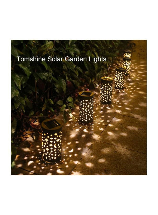 NIBEMINENT 6-Piece Solar Garden Light Yellow 25.5x16.5x20centimeter - Image 5