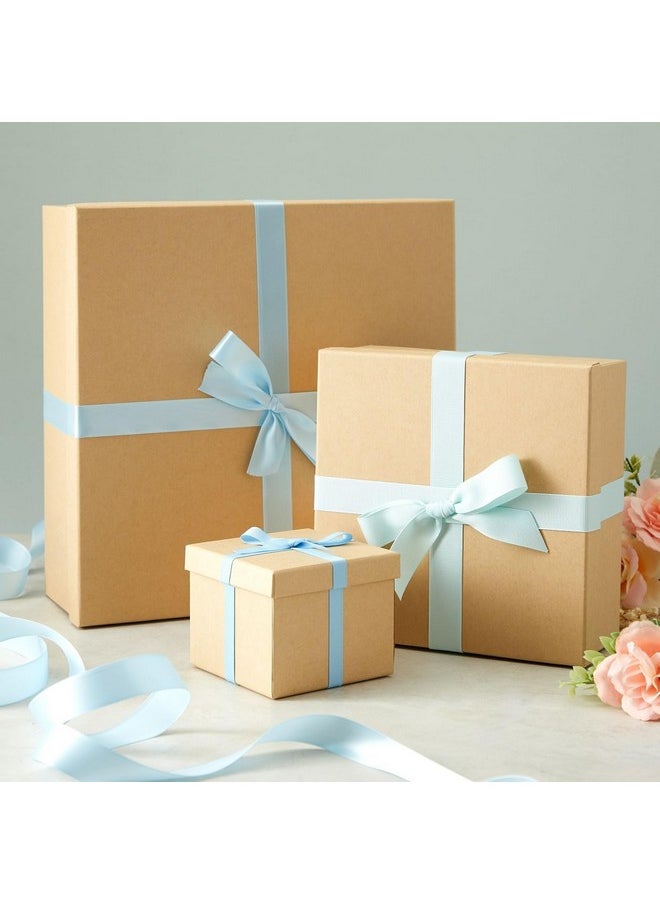 Bright Creations 6-Pack Decorative Nested Boxes with Lids, Assorted Sizes, Square Nesting Gift Box, Large to Small, Thick Paper Board, Stackable Gift Boxes for Presents, Wedding, Birthday, DIY