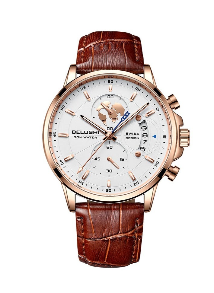 Belushi Men's Fashion Creative Trendy Quartz Watch  - Image 1