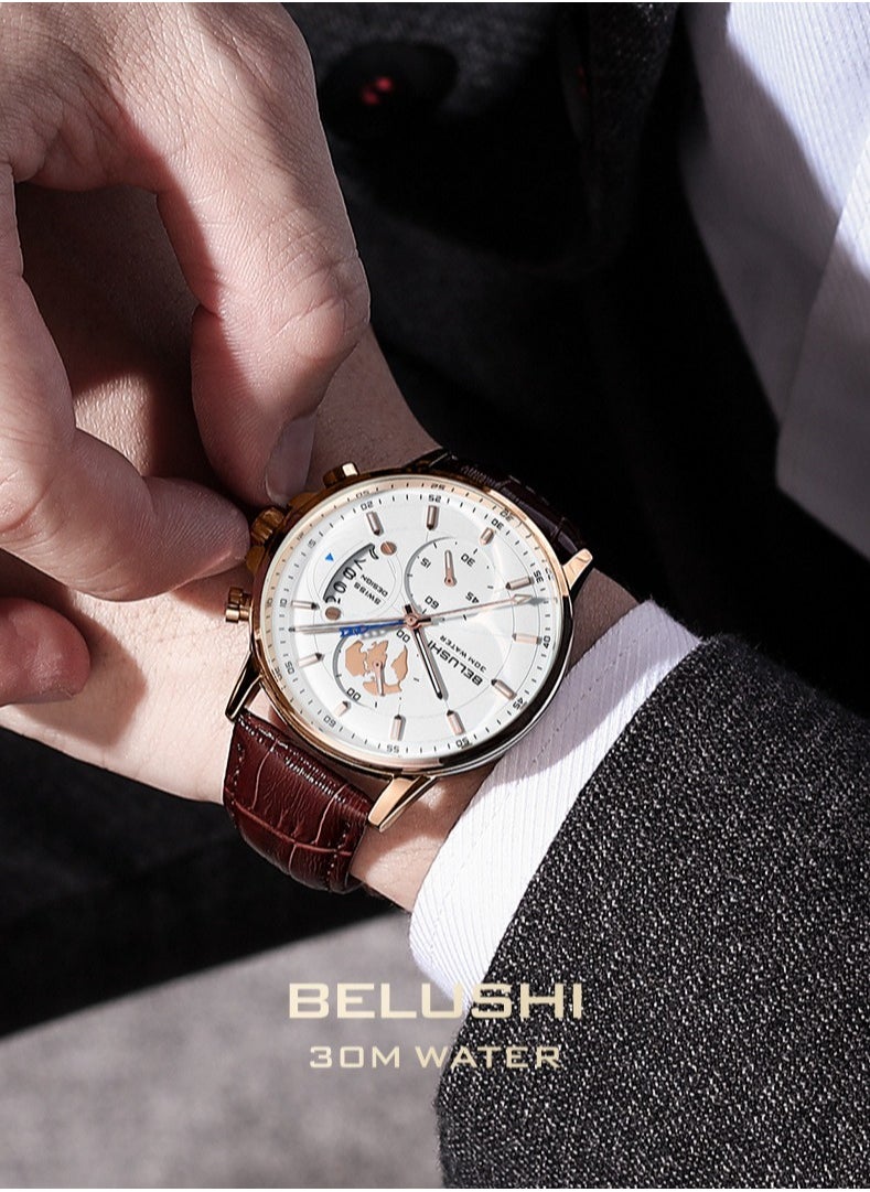 Belushi Men's Fashion Creative Trendy Quartz Watch  - Image 2