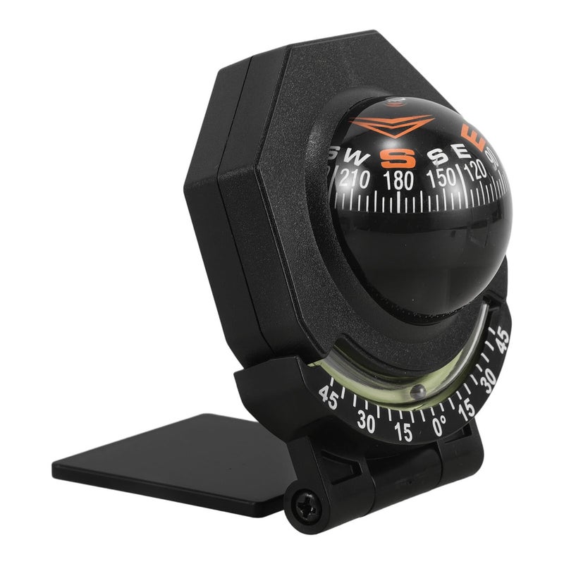 Luminous Car Dashboard Compass Ball With Adjustable Mount For Marine Navigation - Image 2