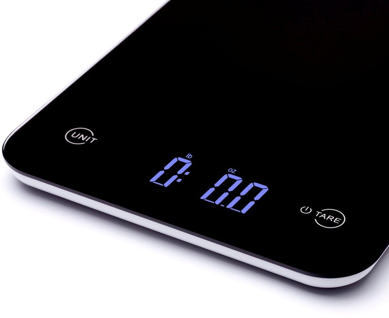 Ozeri Touch Professional Digital Kitchen Scale (12 lbs Edition), Tempered Glass in Elegant Black - Image 2