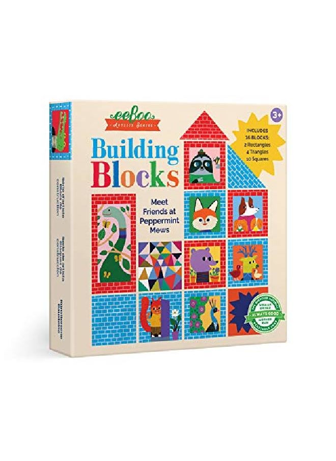 eeboo Artist'S Series Building Blocks For Toddlers  - Image 1