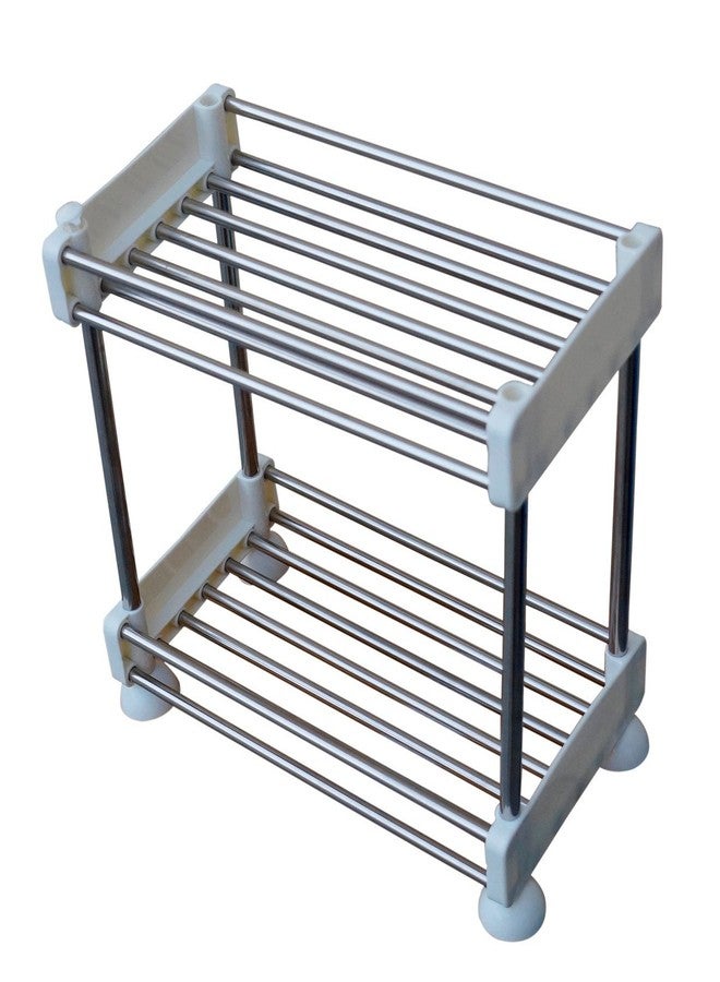 Pindia 2 Tier Stainless Steel Multi Utility Storage Rack - Image 2