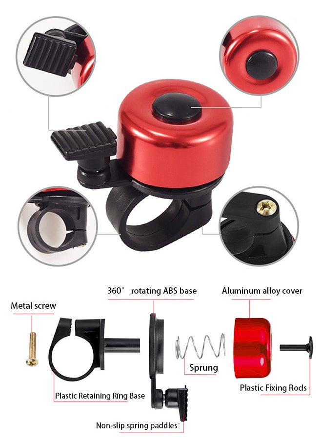 Generic Bike Bell Bicycle Bell Crisp Sound  - Image 3