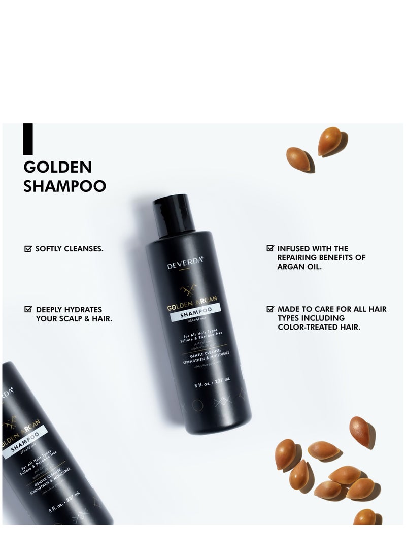 ديفيردا شامبو للعناية بالشعر مع زيت الأرغان - صيغة مغذية للشعر الجاف والتالف - 237 مل - Image 2