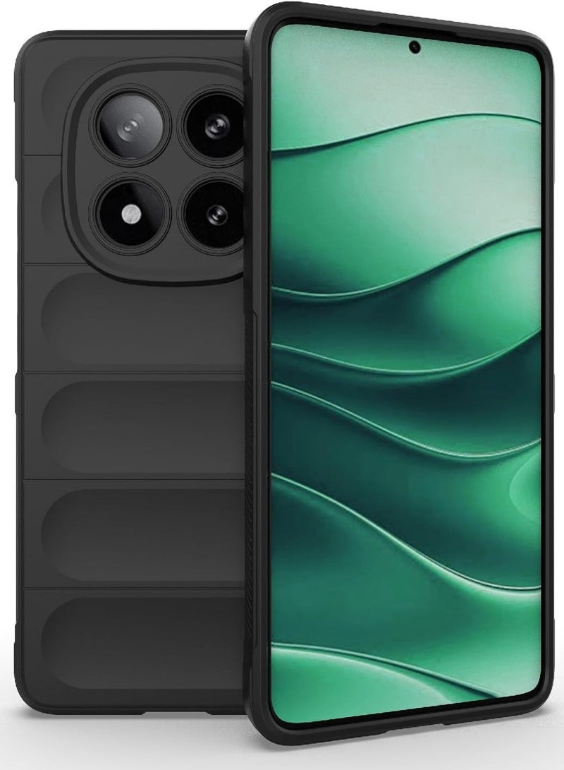 جراب redmi note 14 pro 4g  ماجيك شيلد مرن مضاد للصدمات وحماية كاملة للخدوش مع حماية للكاميرا مزود ببطانة داخلية لهاتف ريدمي نوت 14 برو - Image 3