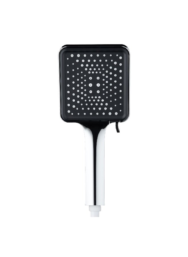 Voli Elegant and Modern Design Square Durable Handheld Shower Black 5.8 x 15.5 x 29 cm DH2094