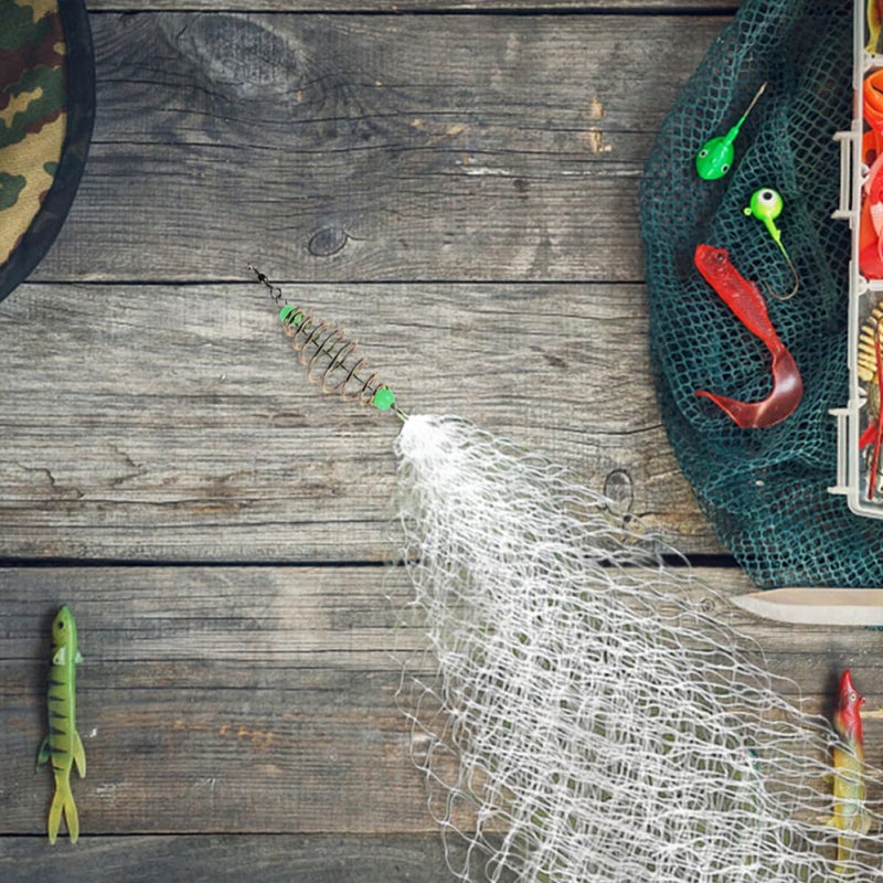 مجموعة شباك صيد قابلة للطي 5 قطع تصميم 9 شباك مستلزمات صيد المياه العذبة المحمولة - Image 5